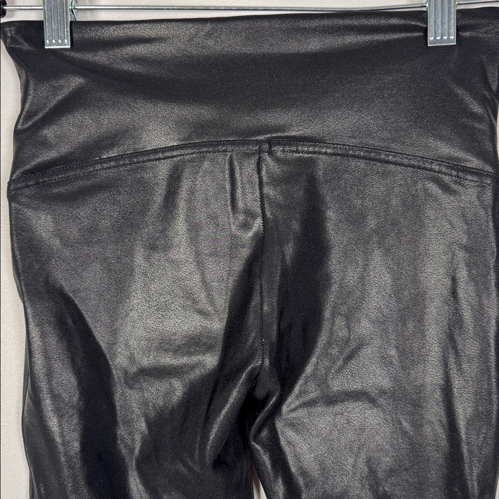 SPANX Black Mid-Rise Medium Leggings - Picture 4 of 5